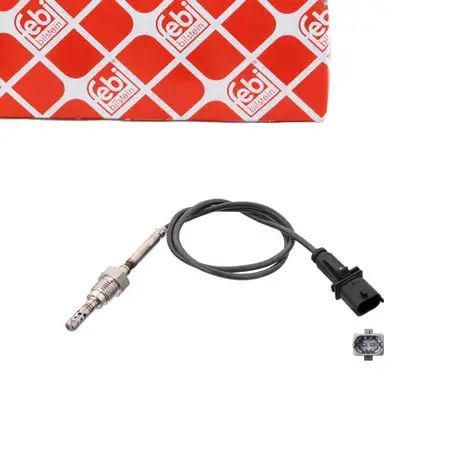 febi Abgastemperatursensor f&uuml;r FIAT Grande Punto 199 1.3D ALFA ROMEO Mito 955 1.3 MultiJet