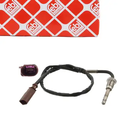 febi 100837 Abgastemperatursensor Sensor vor Rpf f&uuml;r AUDI A6 C7 4G 2.0 TDI 4G0906088K
