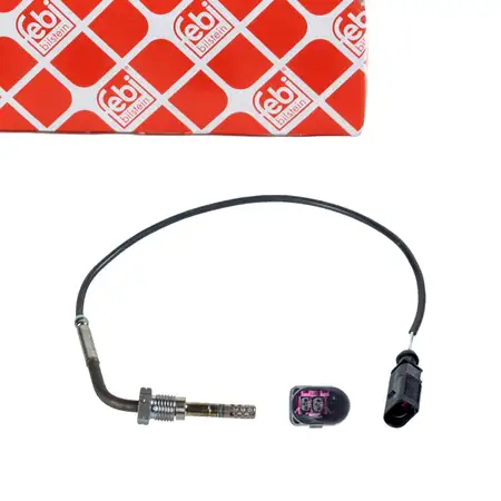 febi Abgastemperatursensor f&uuml;r VW Touareg 7P AUDI A4 B8 A5 8T 8F A6 C7 A7 4G A8 D4 3.0 TDI