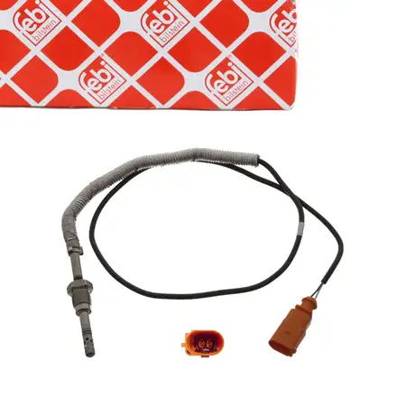 febi Abgastemperatursensor f&uuml;r VW Caddy 3 Touran 1T SEAT Exeo 3R 1.9/2.0 TDI 03G906088F