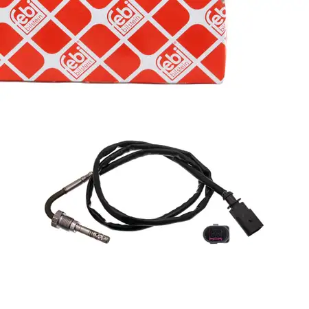 febi Abgastemperatursensor Sensor f&uuml;r VW Golf 6 5K1 AJ5 Jetta 3 1K2 2.0 TDI 03L906088L