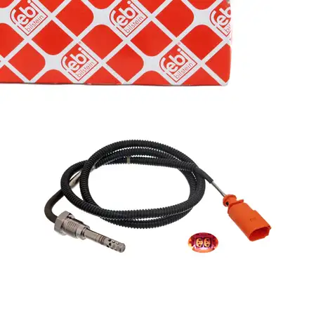 febi 49293 Abgastemperatursensor Sensor f&uuml;r AUDI A4 B7 8E A6 C6 4F 1.9/2.0 TDI 03G906088BA