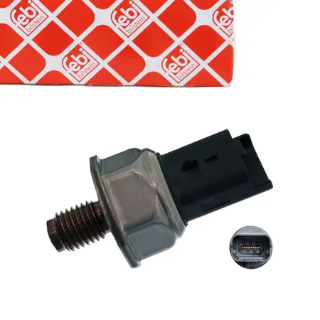 febi 45177 Kraftstoffdrucksensor f&uuml;r CITROEN C3 C4 Berlingo PEUGEOT 206 207 307 1.4-1.6HDi