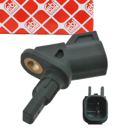 febi ABS Sensor Raddrehzahl f&uuml;r FORD C-Max Focus 2 Mondeo 4 mit ESP vorne 1356184