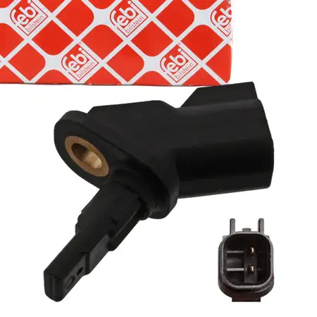 febi ABS Sensor Raddrehzahl f&uuml;r FORD Mondeo 3 JAGUAR X-Type 1 vorne or. hinten