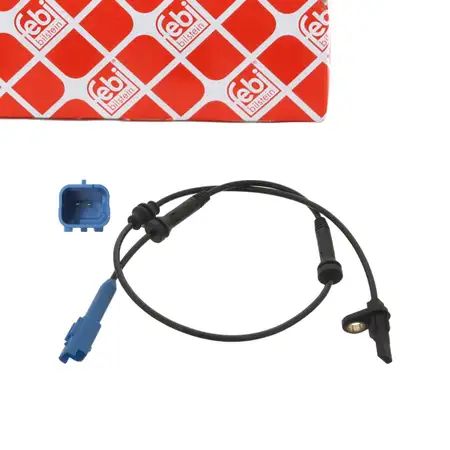 febi 46263 ABS Sensor Raddrehzahl f&uuml;r CITROEN C2 C3 PEUGEOT 1007 hinten 4545.98