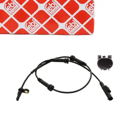 febi ABS Sensor Raddrehzahl f&uuml;r FIAT 500 500 C 312 ABARTH 500 595 695/C FORD Ka RU8 hinten