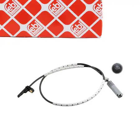 febi 102854 ABS Sensor Raddrehzahl f&uuml;r BMW 1er E81 E88 3er E90 E91 E92 hinten 34526785022