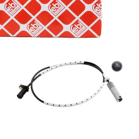 febi 102856 ABS Sensor Raddrehzahl f&uuml;r BMW 1er E81 E82 E87 E88 3er E90 hinten 34526870076