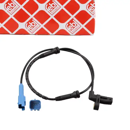 febi 102249 ABS Sensor Raddrehzahl f&uuml;r PEUGEOT 206/CC/SW 206+ vorne 4545.99/4545.F4