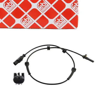 febi ABS Sensor Raddrehzahl f&uuml;r FIAT Fiorino 225 Grande Punto 199 Linea 323 hinten links
