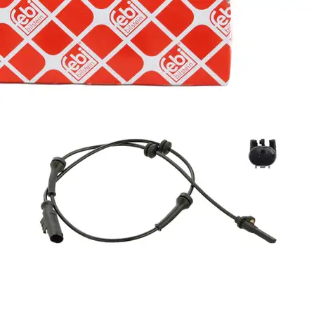 febi ABS Sensor Raddrehzahl f&uuml;r FIAT Fiorino 225 Grande Punto 199 Linea 323 hinten rechts