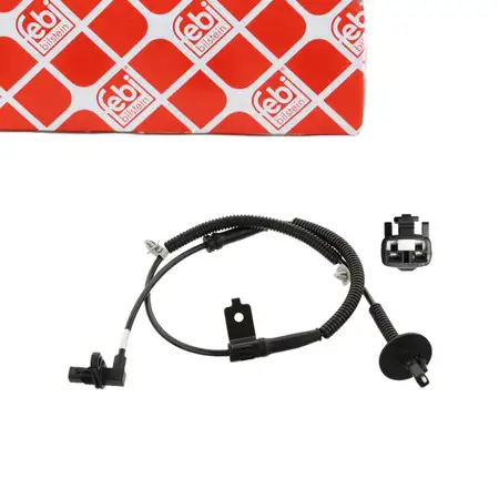 febi ABS Sensor Raddrehzahl f&uuml;r HYUNDAI Santa Fe 2 CM Bj. 03.2007 vorne links 95670-2B100