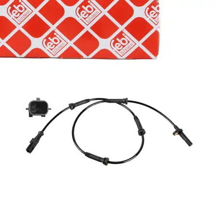 febi ABS Sensor Raddrehzahl f&uuml;r OPEL Vivaro A RENAULT Trafic 2 NISSAN Primastar X83 hinten