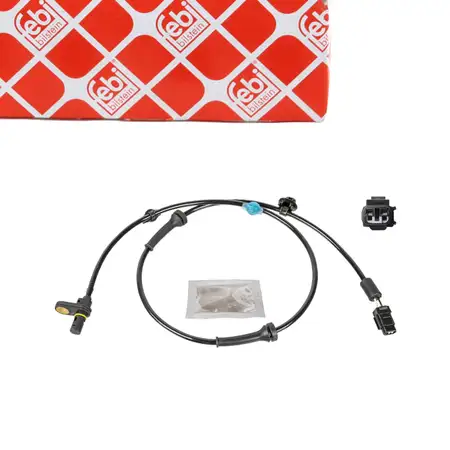 febi 109561 ABS Sensor Raddrehzahl f&uuml;r FIAT Sedici 189 Hinterachse links 71747081/71750132