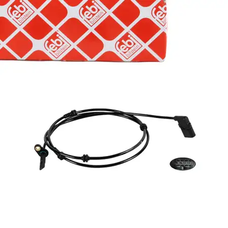 febi ABS Sensor Raddrehzahl f&uuml;r MERCEDES-BENZ W205 S205 A205 C205 vorne links 2059054607