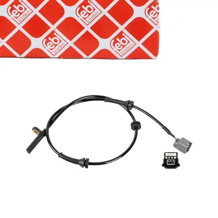 febi ABS Sensor Raddrehzahl f&uuml;r NISSAN Qashqai 2 SUV RENAULT Koleos 2 vorne 47910-4CE0A