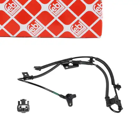febi 175244 ABS Sensor Raddrehzahl f&uuml;r KIA Sportage 2 JE KM Vorderachse links 95670-1F300