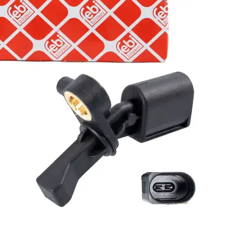 febi ABS Sensor Raddrehzahl f&uuml;r VW Polo Up! AUDI A1 8X 8Z SEAT IBIZA 3 4 Mii hinten links
