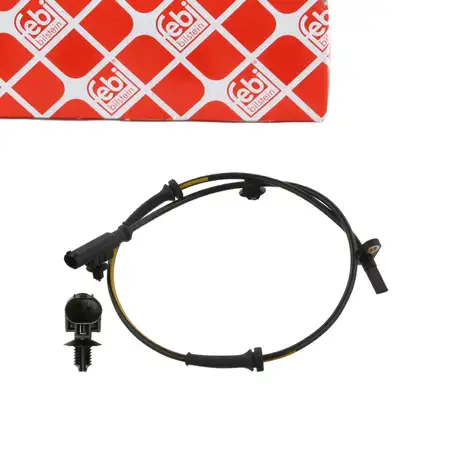 febi ABS Sensor Raddrehzahl f&uuml;r CITROEN Berlingo C1 PEUGEOT 107 108 TOYOTA Aygo B1 vorne