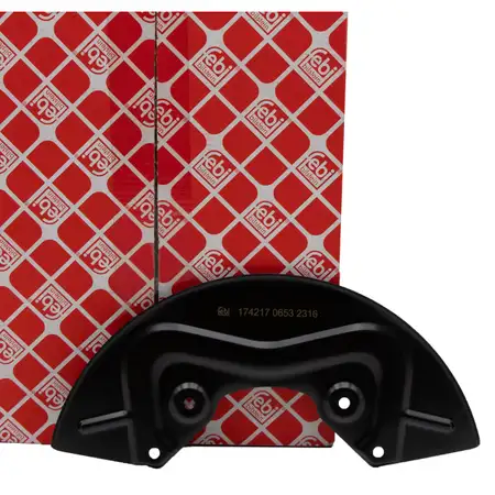 febi 174217 Spritzblech f&uuml;r VW Golf 2 3 Passat B3/B4 Vento SEAT Ibiza 2 Toledo 1 vorne