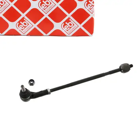 febi 08054 Spurstange + Kopf f&uuml;r VW Golf 3 Vento 1H mit Servolenkung vorne links 1H0422803