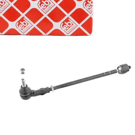 febi 24258 Spurstange + Kopf f&uuml;r VW Golf 2 Jetta 2 mit Servo Vorderachse links 191422803C