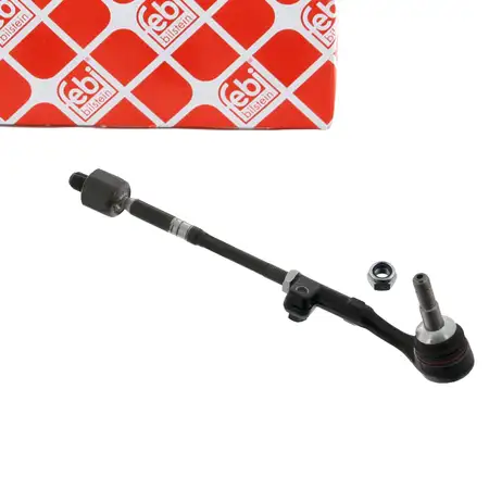 febi 27719 Spurstange + Kopf f&uuml;r BMW E81 E82 E87 E88 E90 E91 E92 E93 X1 E84 vorne rechts