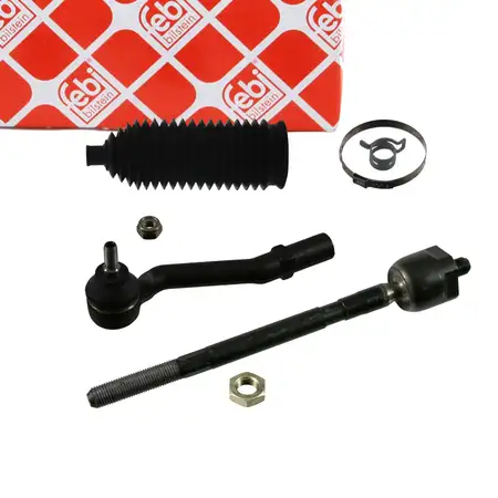 febi Spurstange + Lenkmanschette f&uuml;r CITROEN C2 JM C3 1 PEUGEOT 1007 vorne links 3812.E1
