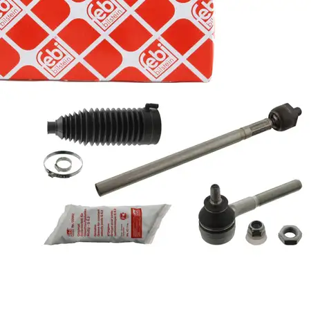 febi 38997 Spurstange + Lenkmanschette f&uuml;r PEUGEOT 206 206+ mit Servo vorne links 3812.C5