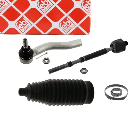 febi Spurstange + Lenkmanschette f&uuml;r CITROEN C1 1 2 PEUGEOT 107 TOYOTA Aygo vorne links