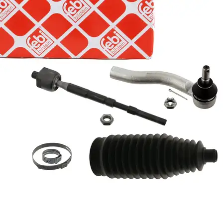 febi Spurstange + Lenkmanschette f&uuml;r CITROEN C1 1 2 PEUGEOT 107 TOYOTA Aygo vorne rechts