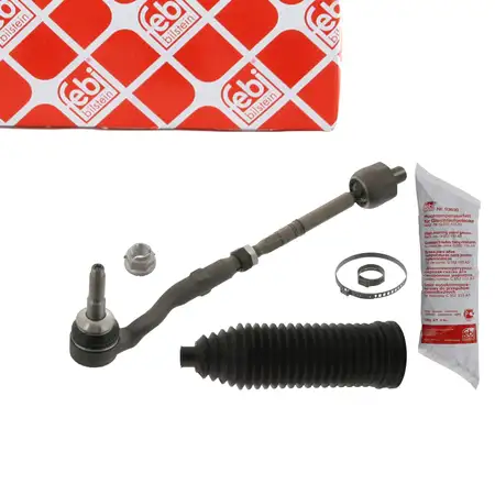 febi Spurstange + Lenkmanschette f&uuml;r BMW F10 F07 F11 F12 F13 F06 F01 F02 F03 vorne links