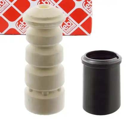 febi Staubschutz + Anschlagpuffer f&uuml;r VW Golf 2 3 4 Jetta 2 Vento SEAT Toledo 1 hinten