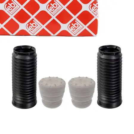 febi Dreckschutz + Anschlagpuffer Satz f&uuml;r MERCEDES A-Klasse W176 W246 C117 X117 vorne