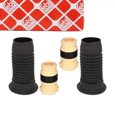 febi 183300 Staubschutz + Anschlagpuffer Satz f&uuml;r TOYOTA Yaris P9 P13 vorne links/rechts