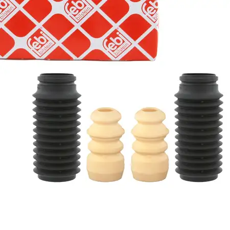 febi 106127 Dreckschutz + Anschlagpuffer Satz f&uuml;r FORD Mondeo 3 MK3 Hinterachse 1119182