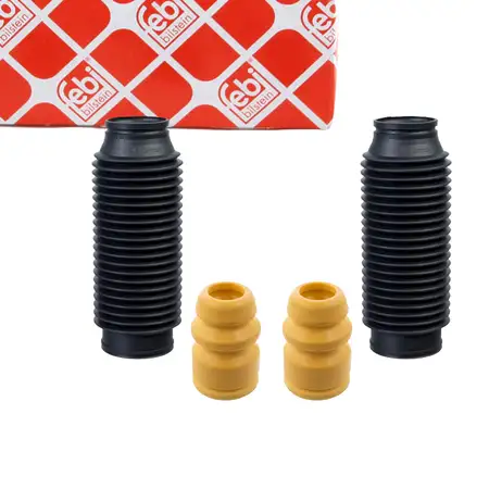 febi 107346 Dreckschutz + Anschlagpuffer Satz f&uuml;r KIA Cerato 2 TD Magentis 2 Vorderachse