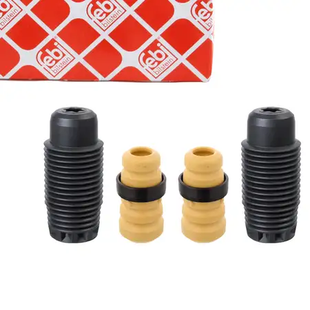 febi Dreckschutz + Anschlagpuffer Satz f&uuml;r PEUGEOT CITROEN Jumpy FIAT Scudo Vorderachse