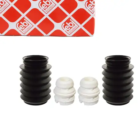 febi 109326 Dreckschutz + Anschlagpuffer Satz f&uuml;r BMW 1er E81 E87 3er E90 E91 E92 vorne