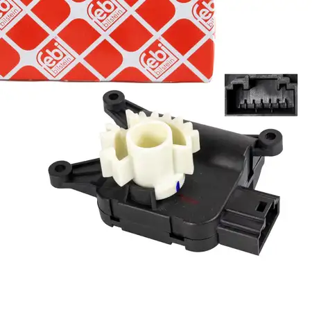 febi 109176 Stellelement Mischklappe f&uuml;r VW Golf 5 6 Passat AUDI A3 8P Q3 8U