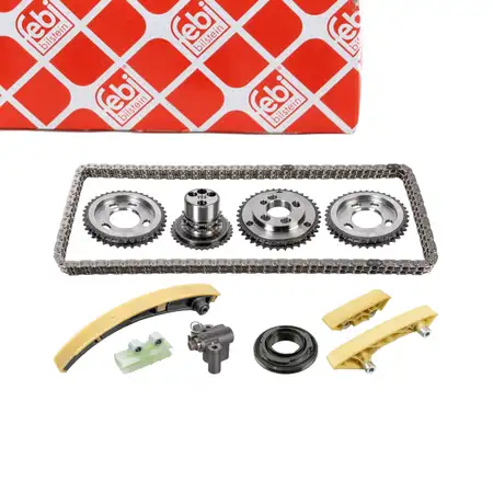 febi Steuerkettensatz Steuerkette Duplex f&uuml;r FORD Transit 2.4 2.4 TDE TDCi 100-137PS