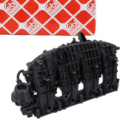 febi 183443 Stutzen Ansaugkr&uuml;mmer + Dichtung f&uuml;r VW Jetta 4 Beetle/Cabriolet 5C 2.0 TDI