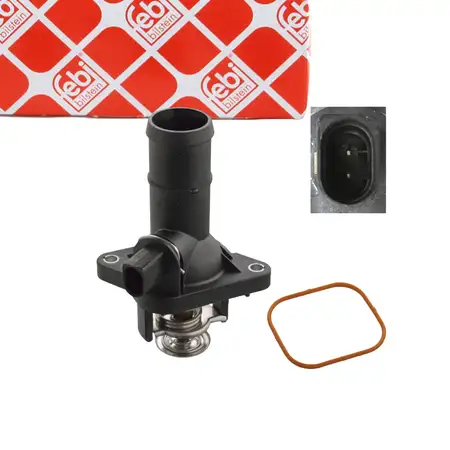 febi 107988 Thermostat f&uuml;r VW Golf 4 Bora AUDI A3 8L1 Leon 1M Octavia 1 1.6 102 06A121114