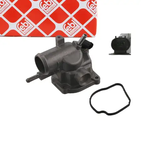 febi 38288 Thermostat + Geh&auml;use f&uuml;r MERCEDES-BENZ W203 S203 W210 S210 OM611 OM612