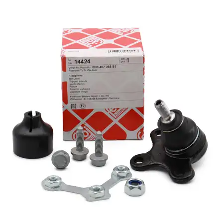 febi 14424 Traggelenk F&uuml;hrungsgelenk f&uuml;r SEAT Arosa 6H VW Polo 6N Lupo 6E vorne 6N0407365