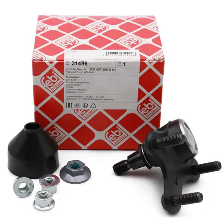 febi 31486 Traggelenk f&uuml;r VW Golf 7 8 Passat B6 B7 B8 AUDI A3 8P 8V Q2 vorne unten rechts