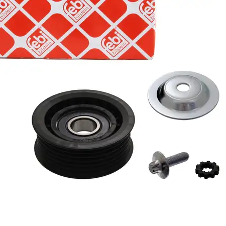 febi Idler Pulley for FIAT 500L, Grande Punto, ALFA Mito 1.6D, Giulietta 1.6/1.8/2.0 JTDM