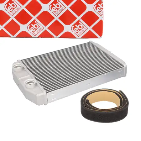febi 186332 W&auml;rmetauscher Heizungsk&uuml;hler f&uuml;r FIAT 500 Panda LANCIA Ypsilon 312_ 77366093