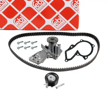febi Zahnriemensatz + Wapu f&uuml;r FORD C-Max Fiesta 5 6 Focus 1 2 3 Mondeo 1.4 1.6 VOLVO